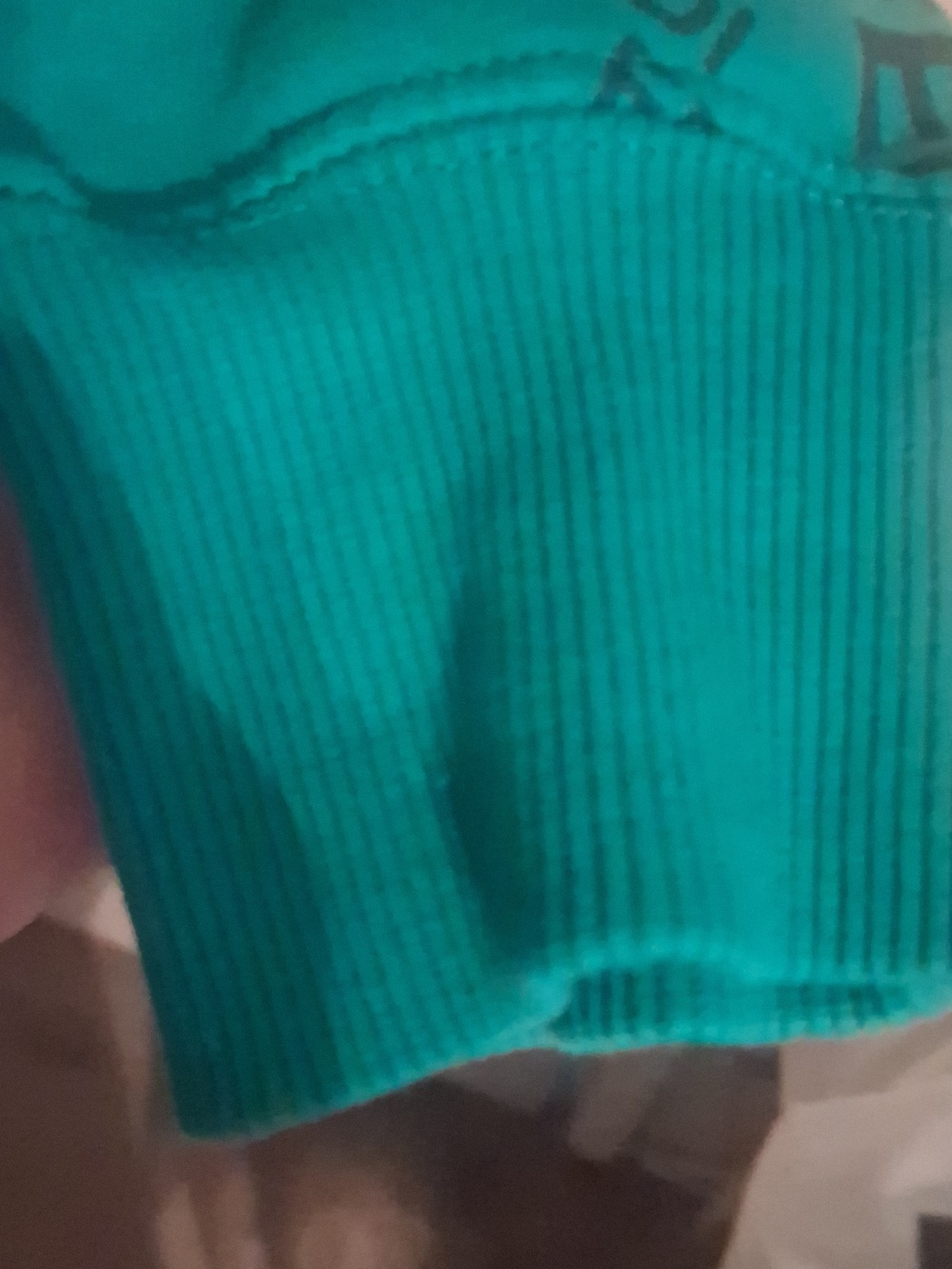 Fendi Teal Allover Logo Zip Hoodie - Picture 5 of 5